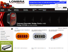 Tablet Screenshot of lombra.com